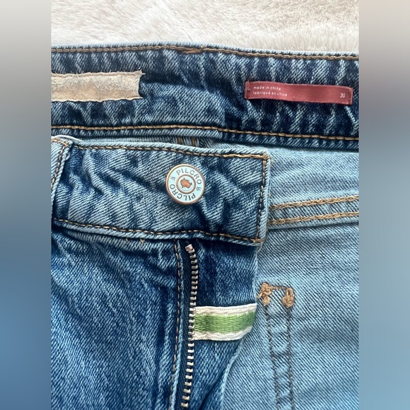 Anthropologie Pilcro Flare Bootcut Distressed Blue Jean Size 30 - Picture 6 of 10